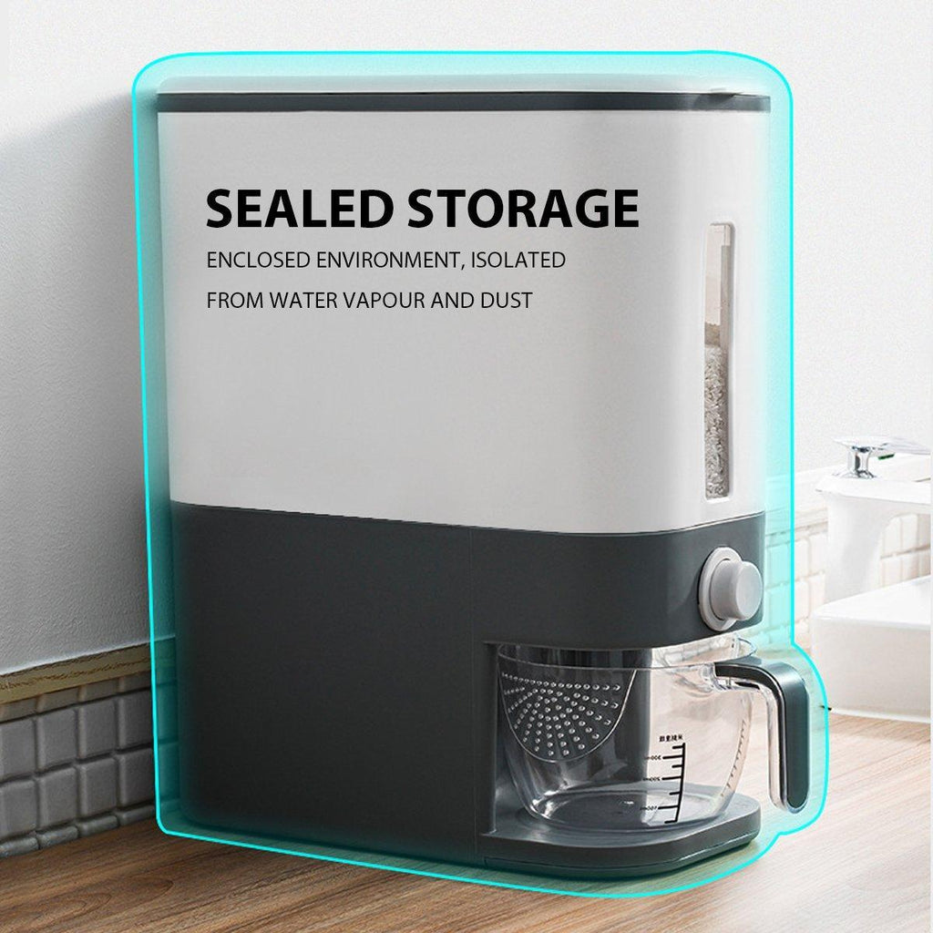 12Kg Grain Dispenser Kitchen Storage Organiser | StorageOZ