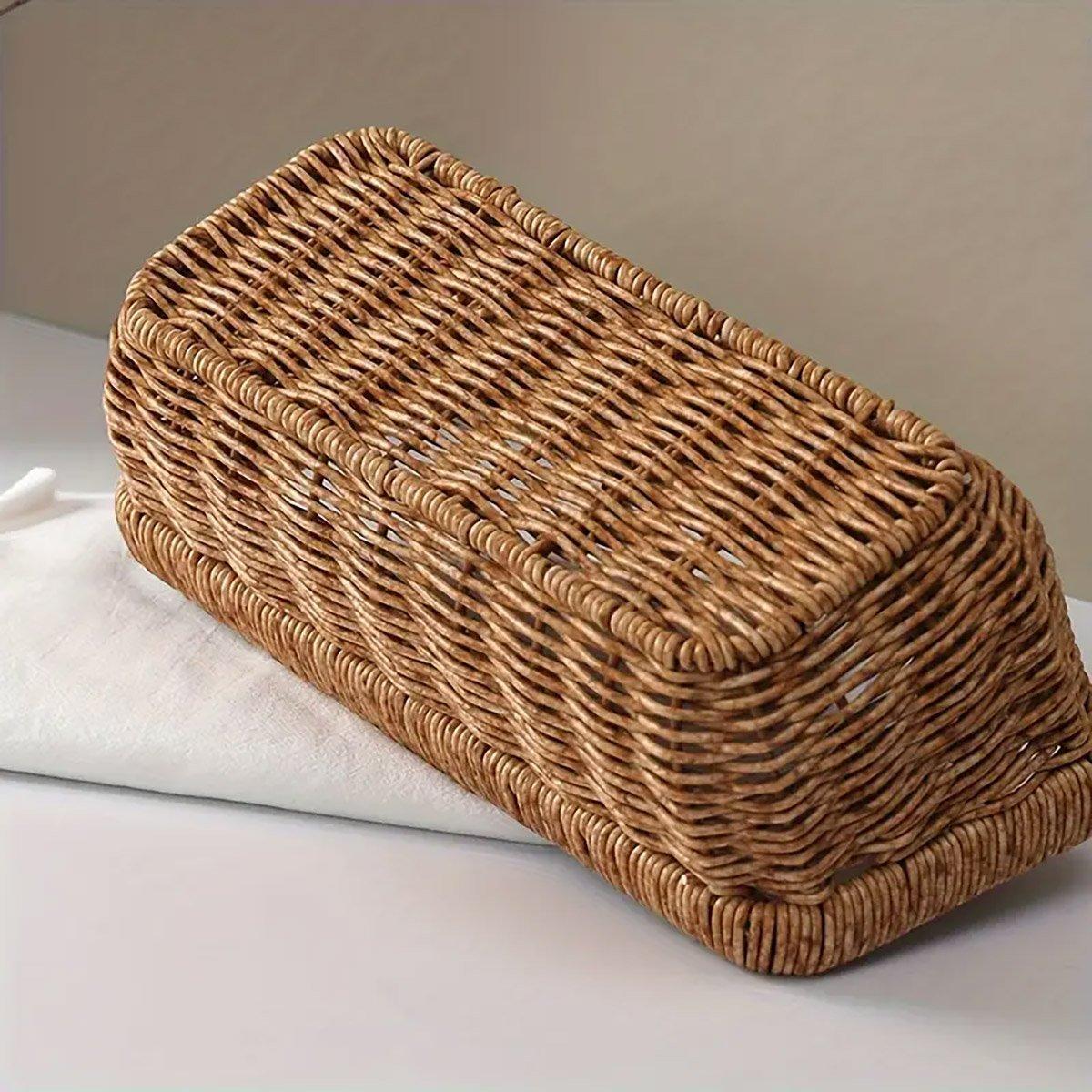 Wall Hanging Rattan Fruit Basket Two Sizes | StorageOZ