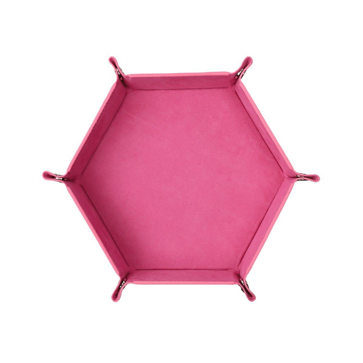 Hexagonal Velvet Folding Tray Six Colours | StorageOZ
