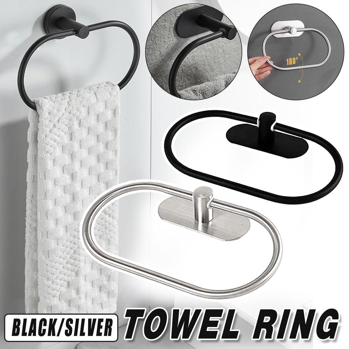 Towel Rings Two Colours Bath Organiser Set | StorageOZ
