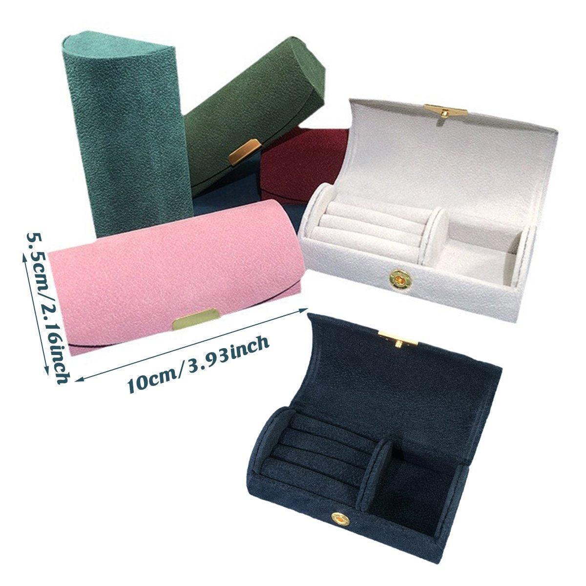 Flannel Travel Jewellery Case Six Colours | StorageOZ