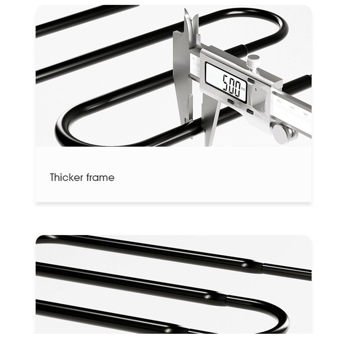 Vertical Iron Pot Lid Rack in Two Heights | StorageOZ