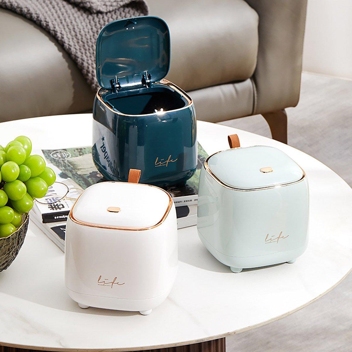 Compact Desktop Waste Bin in Three Colours | StorageOZ