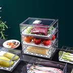 2 Pcs Fridge Drawer Boxes in Two Sizes Set | StorageOZ