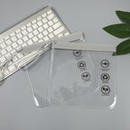 10 Pcs EVA Frosted Zipper Pouches Two Colours | StorageOZ