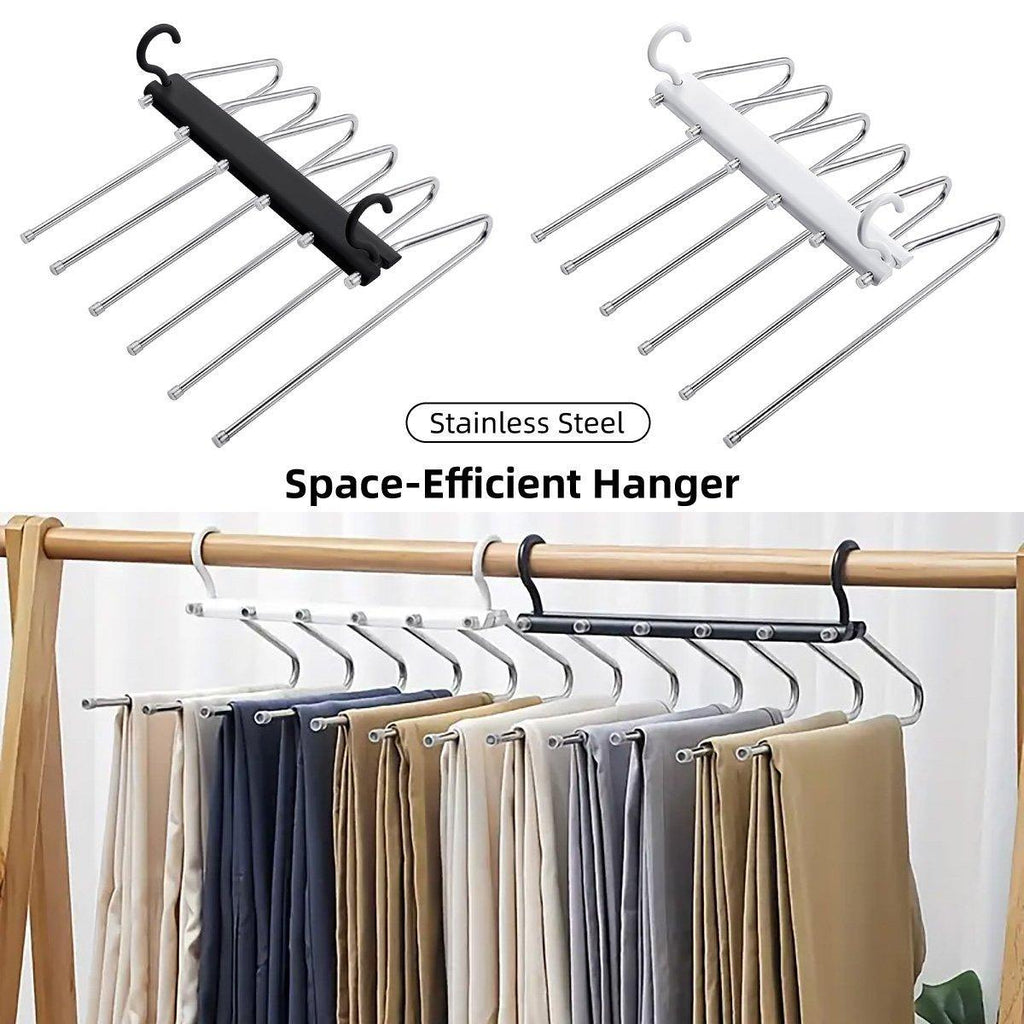 Stainless Folding Pants Rack Two Colours | StorageOZ