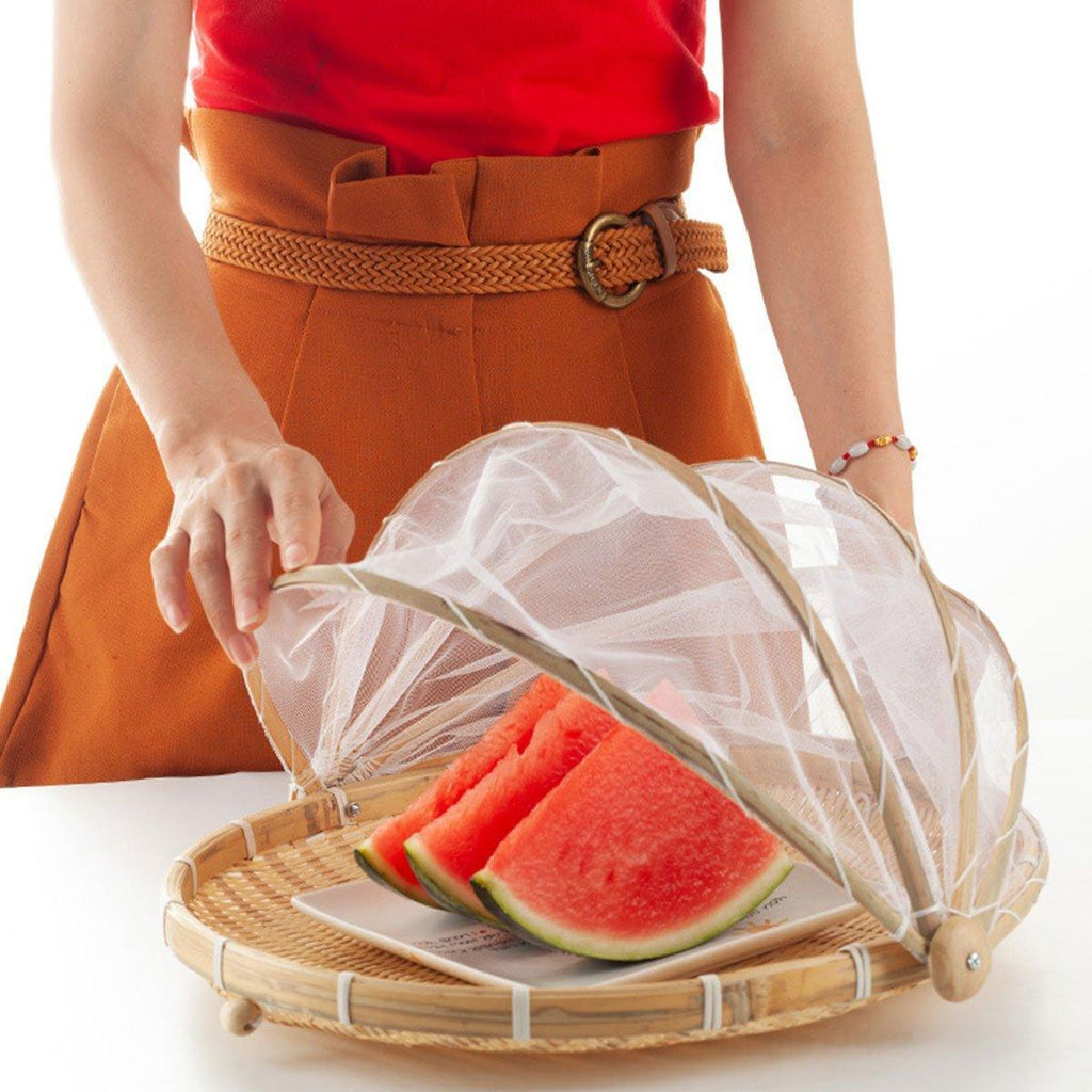 Bamboo Mesh Storage Basket in Three Sizes | StorageOZ