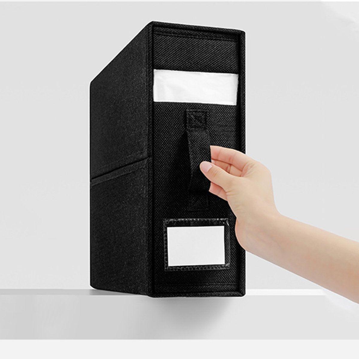 Fabric Storage Box with Window Four Colours | StorageOZ