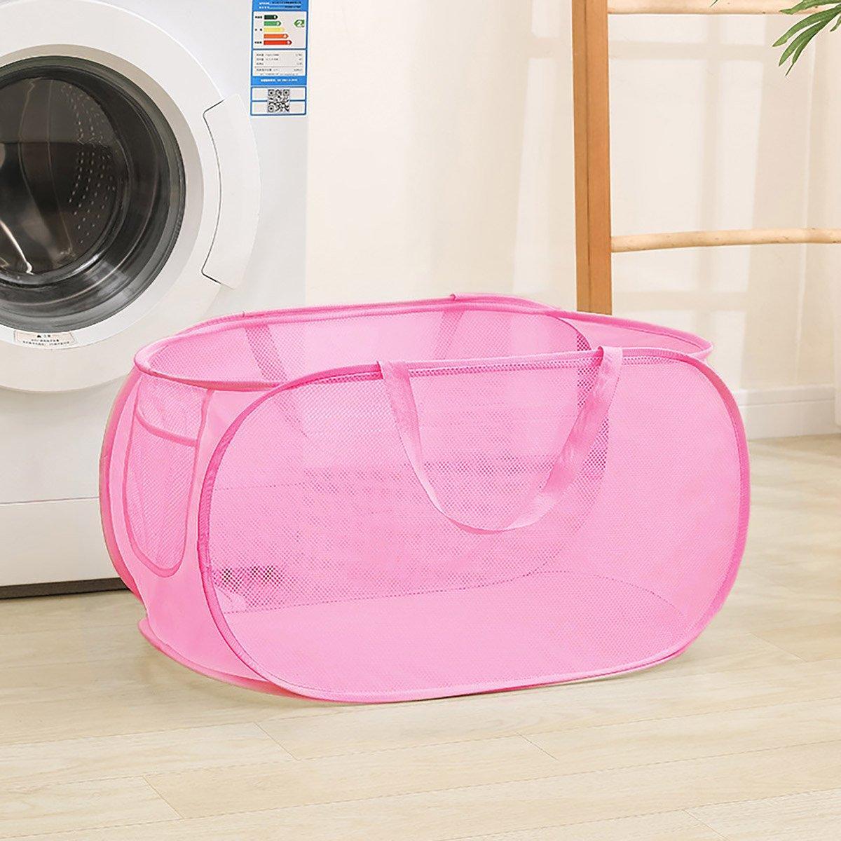 Foldable Mesh Laundry Basket in Six Colours | StorageOZ