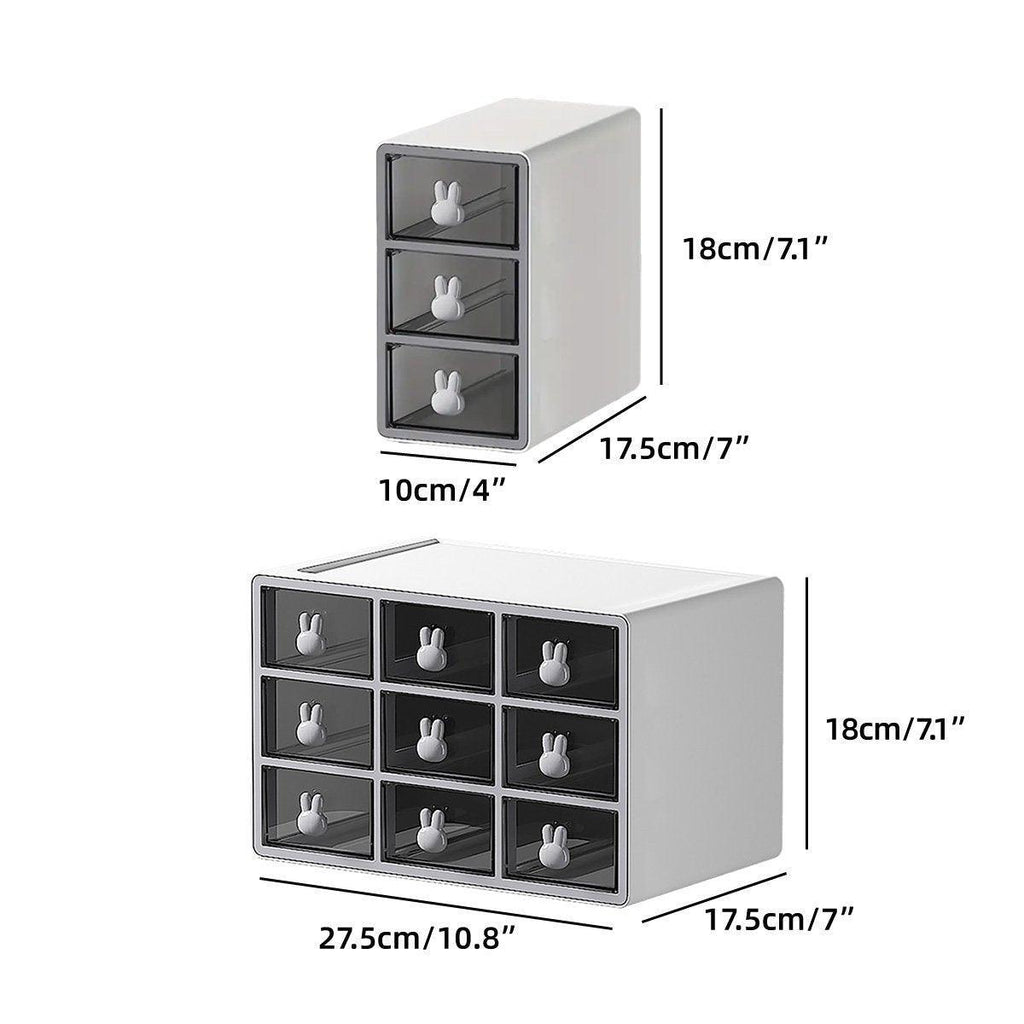 Rabbit Desktop Organiser 3 or 9 Grid Sizes | StorageOZ