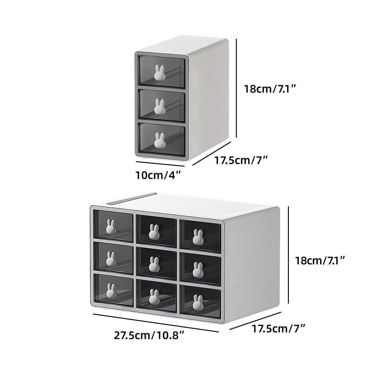 Rabbit Desktop Organiser 3 or 9 Grid Sizes | StorageOZ