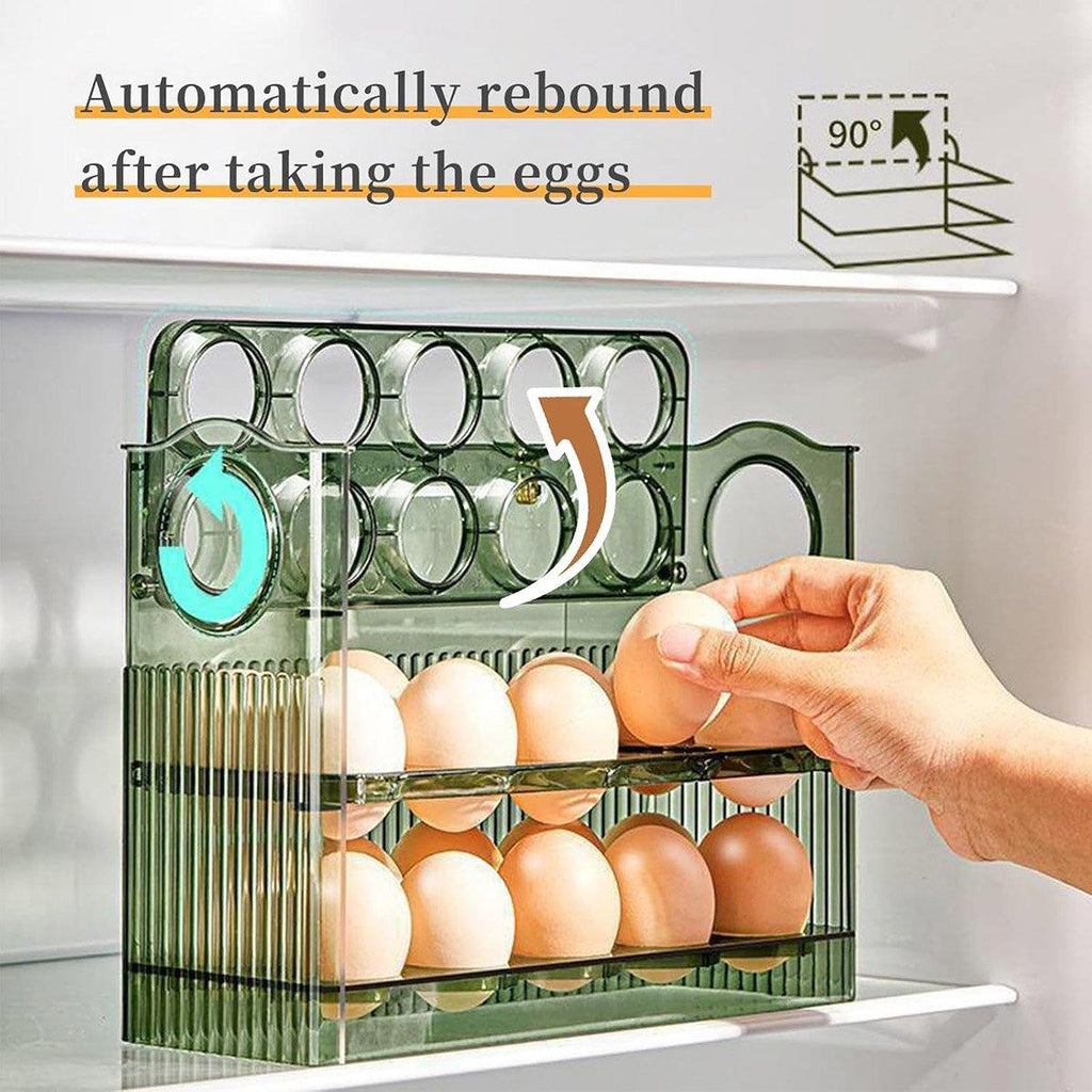 Egg Storage Boxes Two Colours Organiser Set | StorageOZ