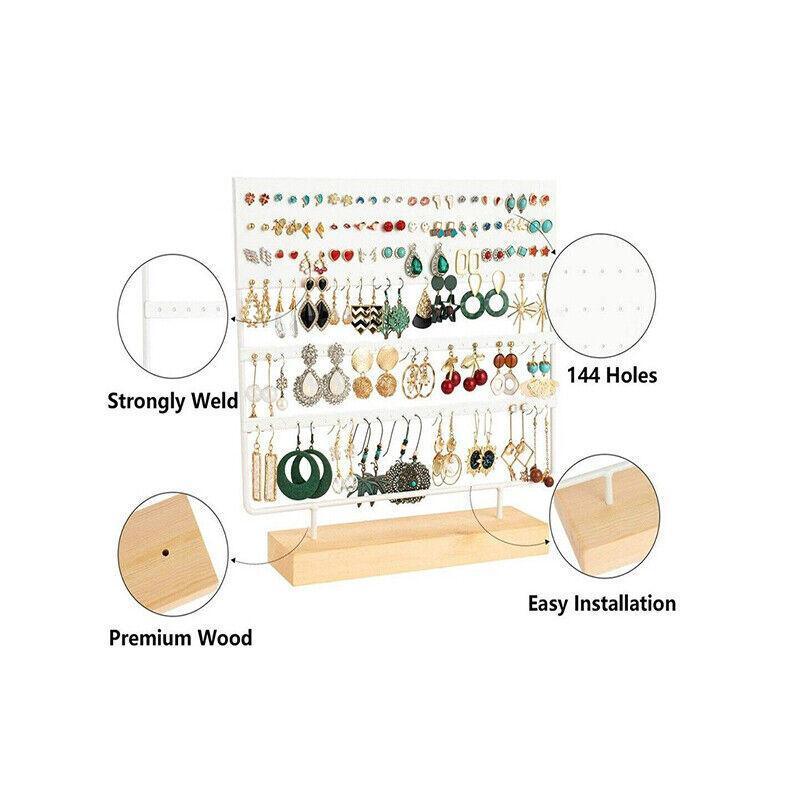 3 Tier 144 Hole Earring Stand Two Colours | StorageOZ