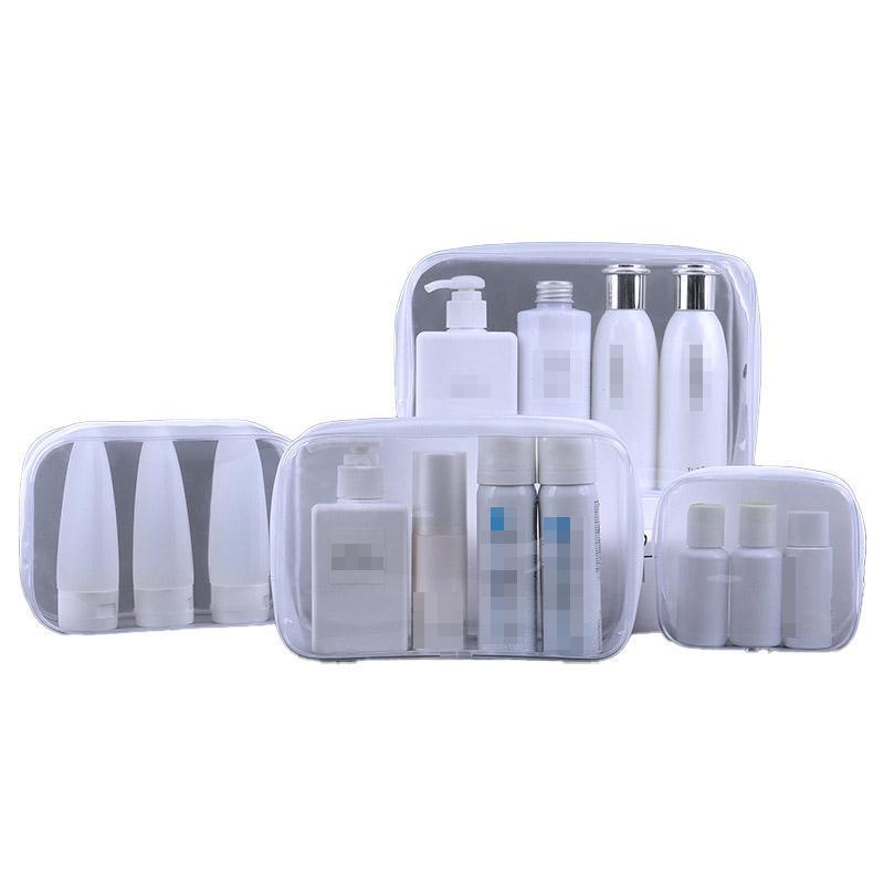 4 Pcs Clear Wash Bags Travel Organiser Set | StorageOZ