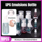 10 Pcs Emulsion Bottles Travel Organiser | StorageOZ