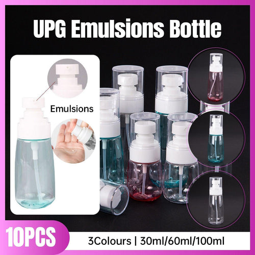 10 Pcs Emulsion Bottles Travel Organiser | StorageOZ