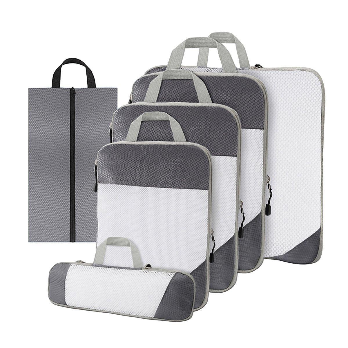 6 Pcs Mesh Travel Storage Bags Five Colours | StorageOZ