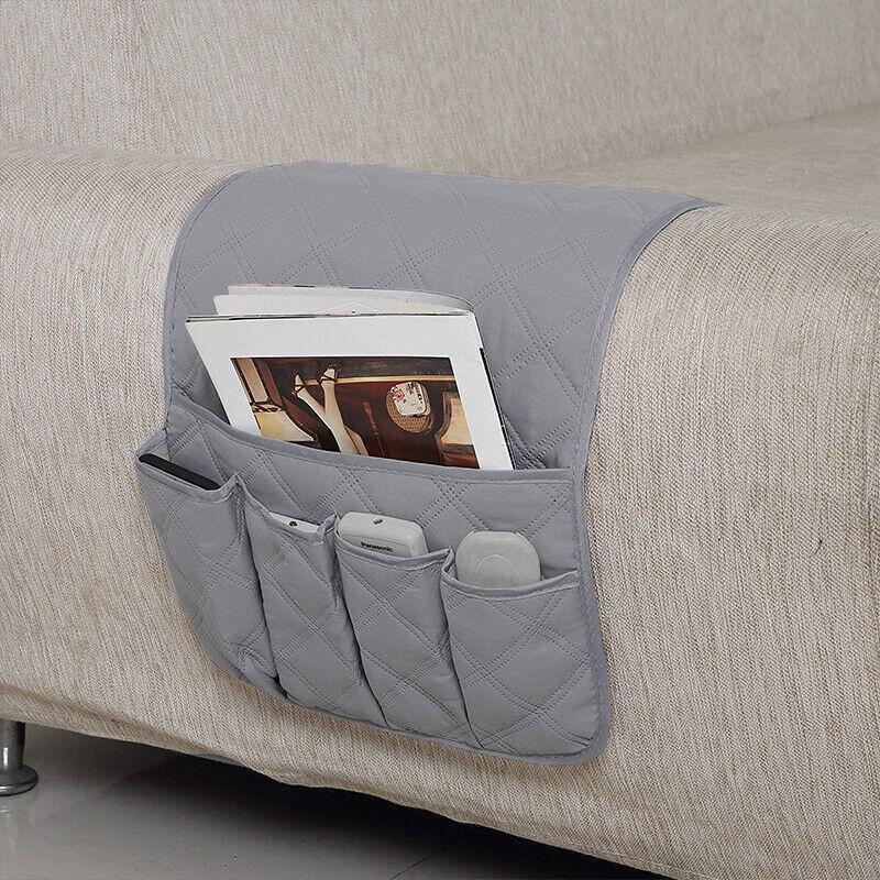 5 Pocket Sofa Armrest Caddy Four Colours | StorageOZ