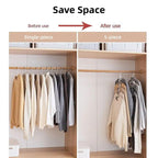 Multi Layer Folding Clothes Hanger Two Colours | StorageOZ