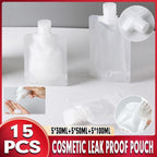 15 Pcs Travel Cosmetic Bottles Organiser | StorageOZ