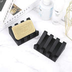 2 Pcs Silicone Soap Dish Holders Two Colours | StorageOZ
