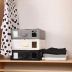 4 Pcs Collapsible Storage Boxes Three Colours | StorageOZ