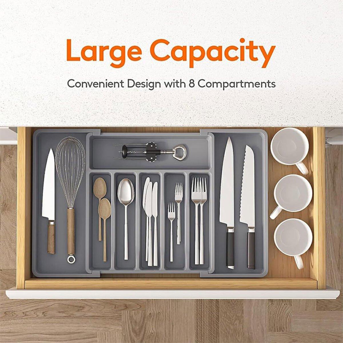 Expandable Kitchen Utensil Tray Organiser | StorageOZ