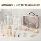 Clear Waterproof PVC Travel Makeup Bag Two Colours | StorageOZ