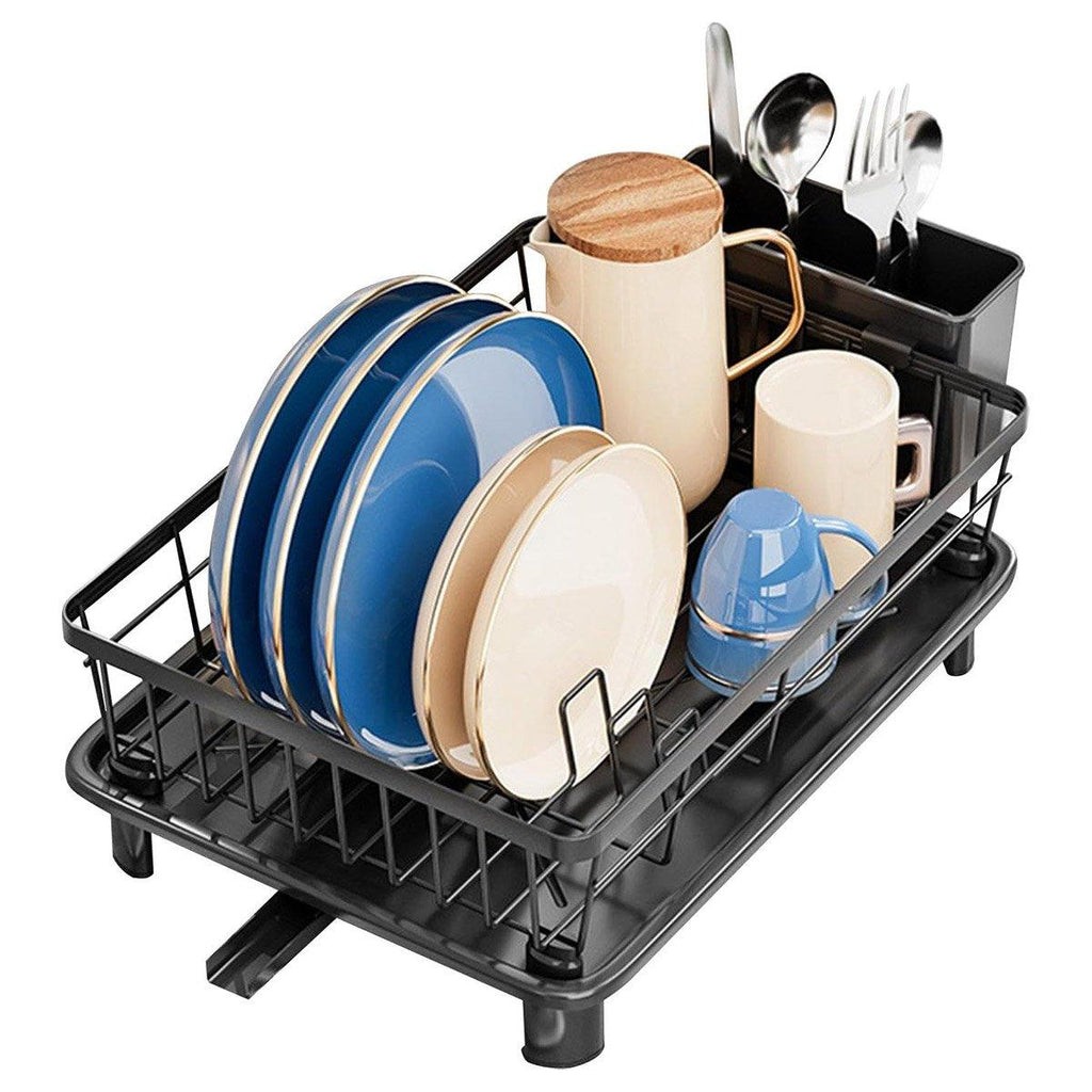 Kitchen Sink Dish Rack with Tray Two Colours | StorageOZ