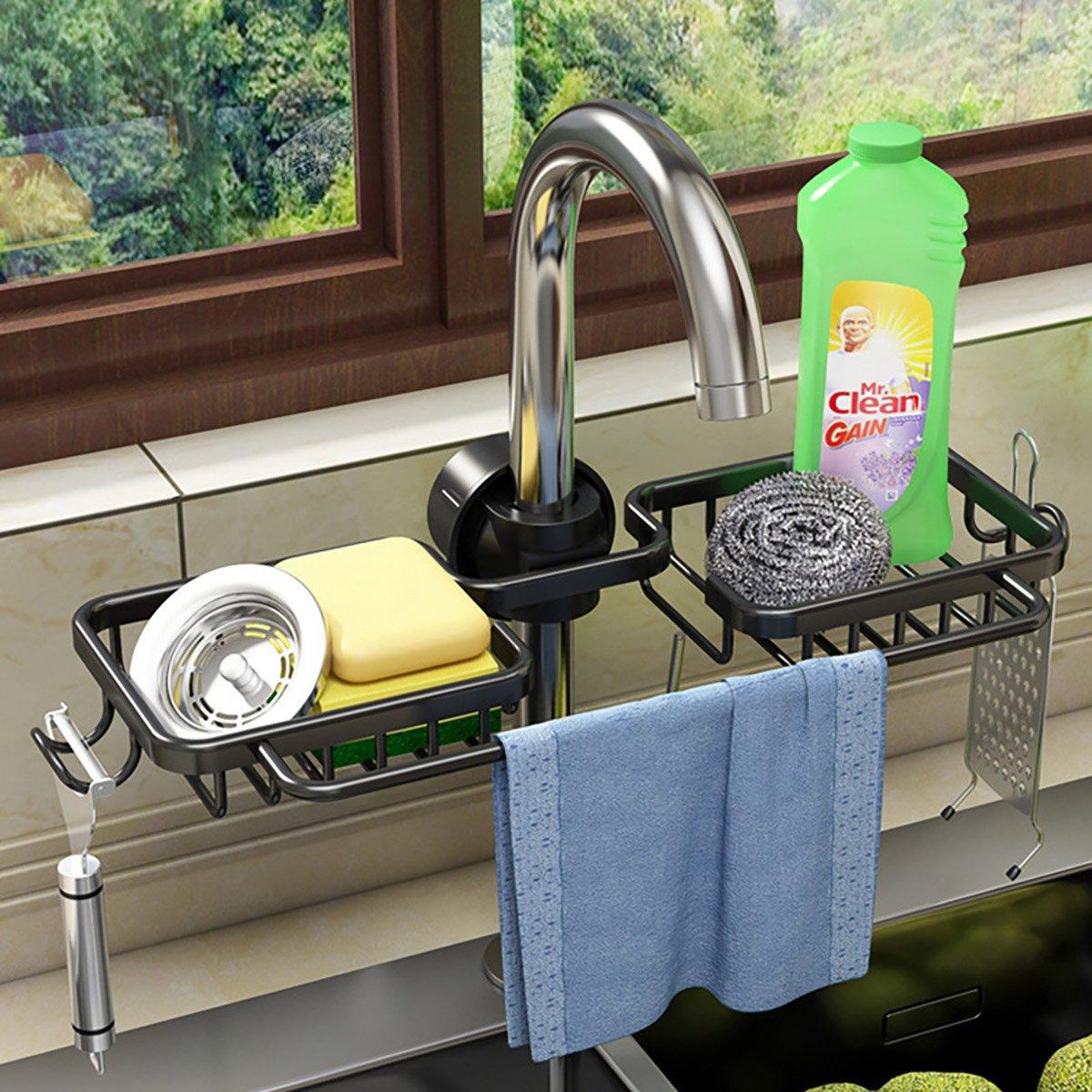 Aluminium Faucet Shelf Three Colours Set | StorageOZ