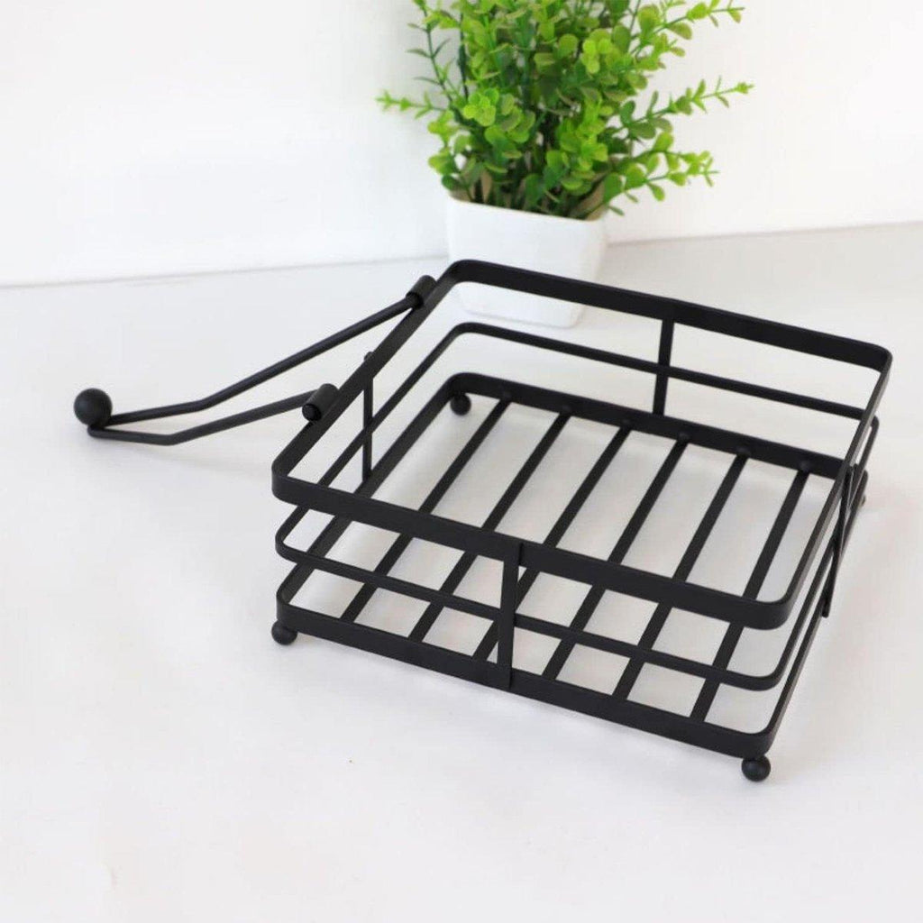 Black Paper Holder Kitchen Storage Organiser | StorageOZ