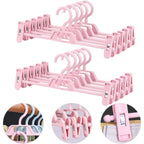 10 Pcs Clip Trouser Hangers in Six Colours | StorageOZ