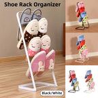 2 Tier Iron Slipper Rack with Drain Tray | StorageOZ