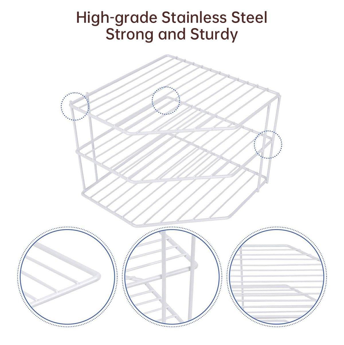 Iron Kitchen Spice Plate Rack Two Colours | StorageOZ