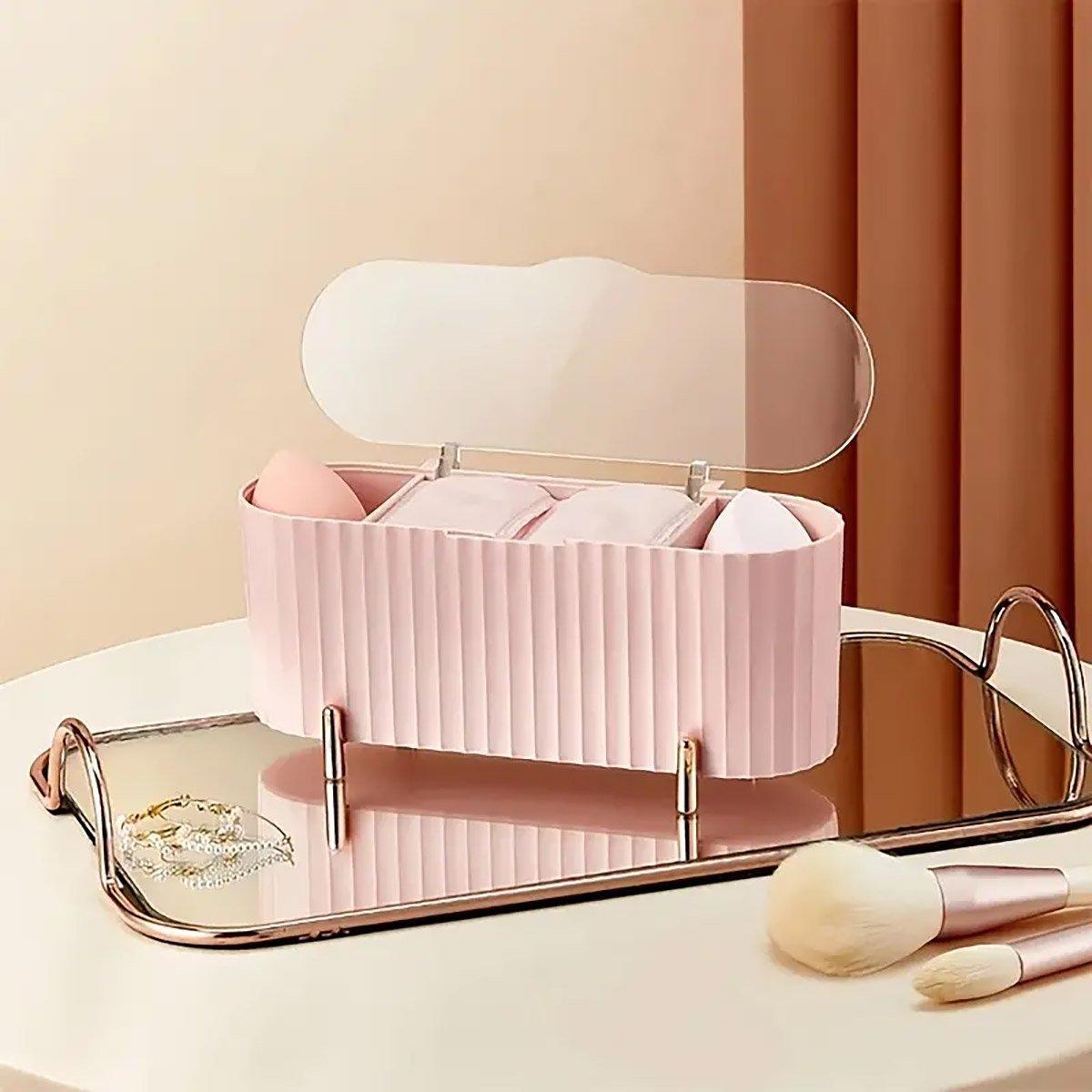 3 Compartment Beauty Organiser Two Colours | StorageOZ