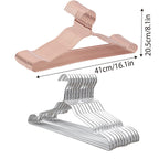 10 Pcs Aluminium Clothes Hangers Two Colours | StorageOZ