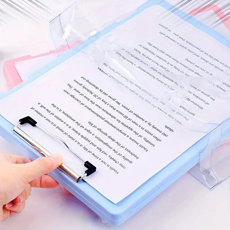 4 Pcs A4 Clipboard Folders in Three Colours | StorageOZ