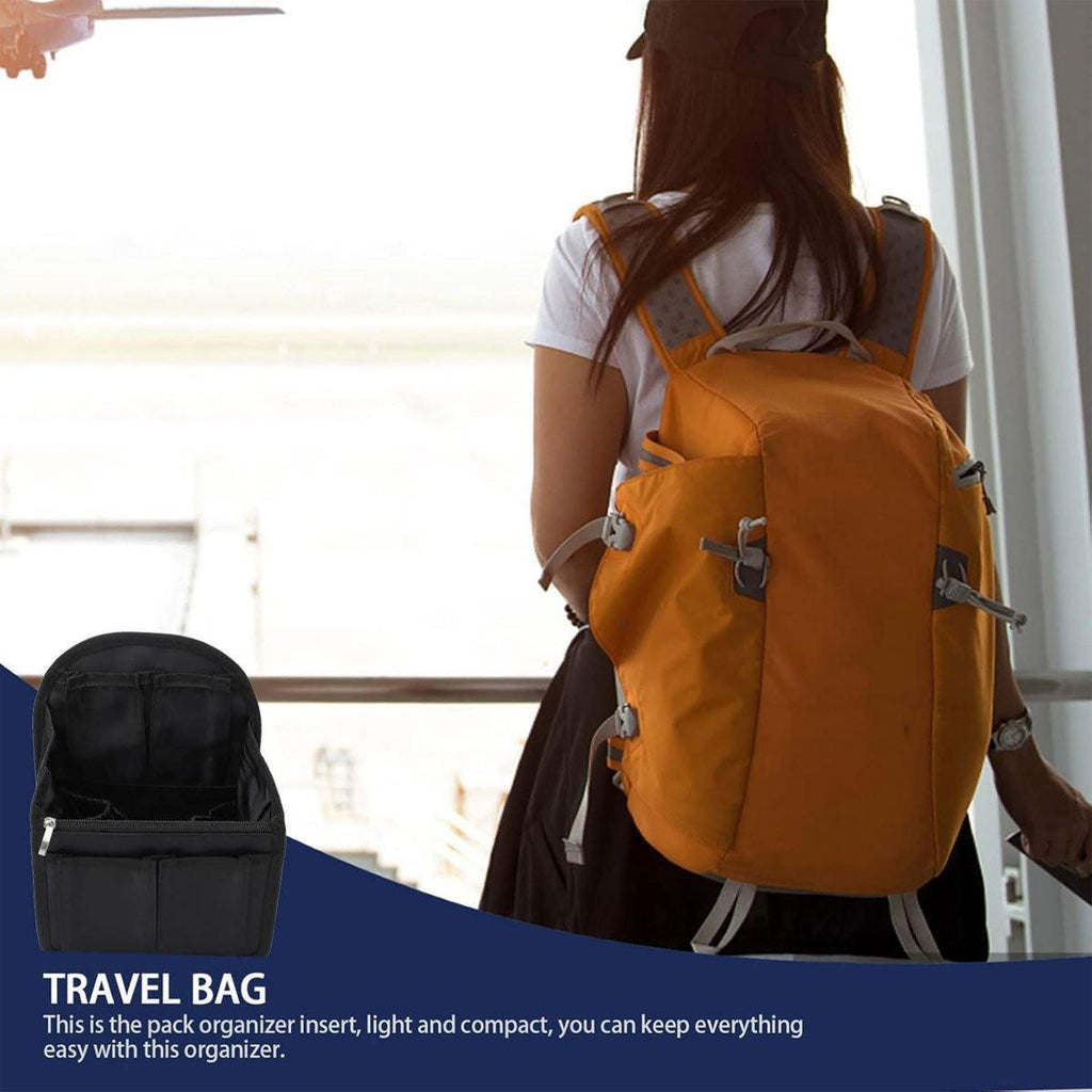 12 Pocket Travel Bag Insert in Six Colours | StorageOZ