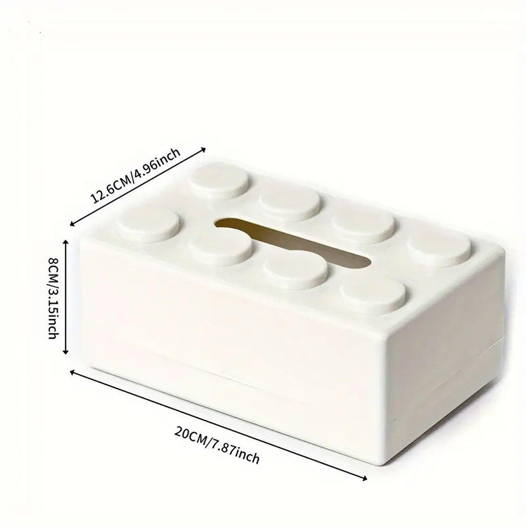 Building Block Tissue Box in Five Colours | StorageOZ