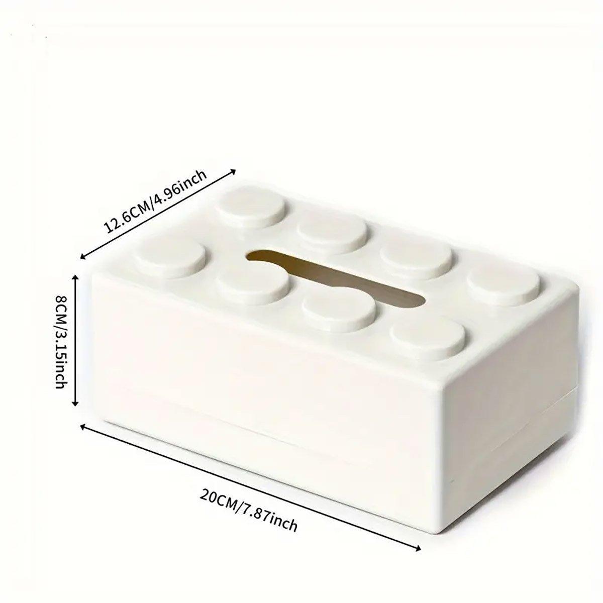 Building Block Tissue Box in Five Colours | StorageOZ