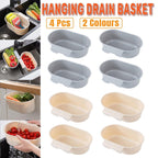 4 Pcs Sink Hanging Drain Baskets Two Colours | StorageOZ