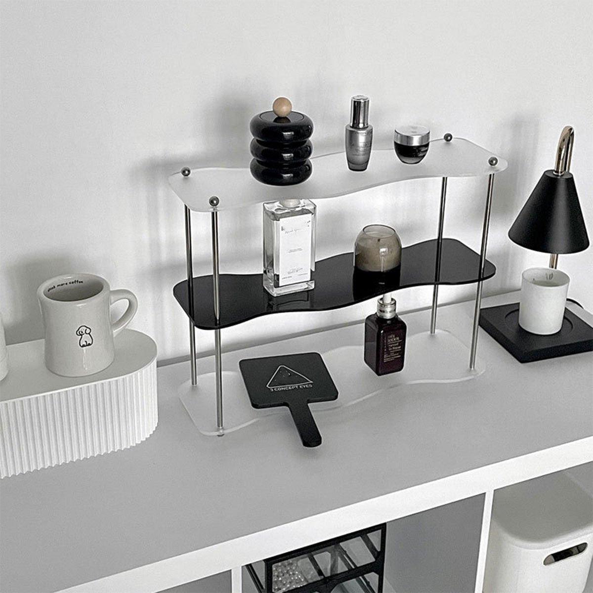 Two Tier Acrylic Display Stand Three Styles | StorageOZ