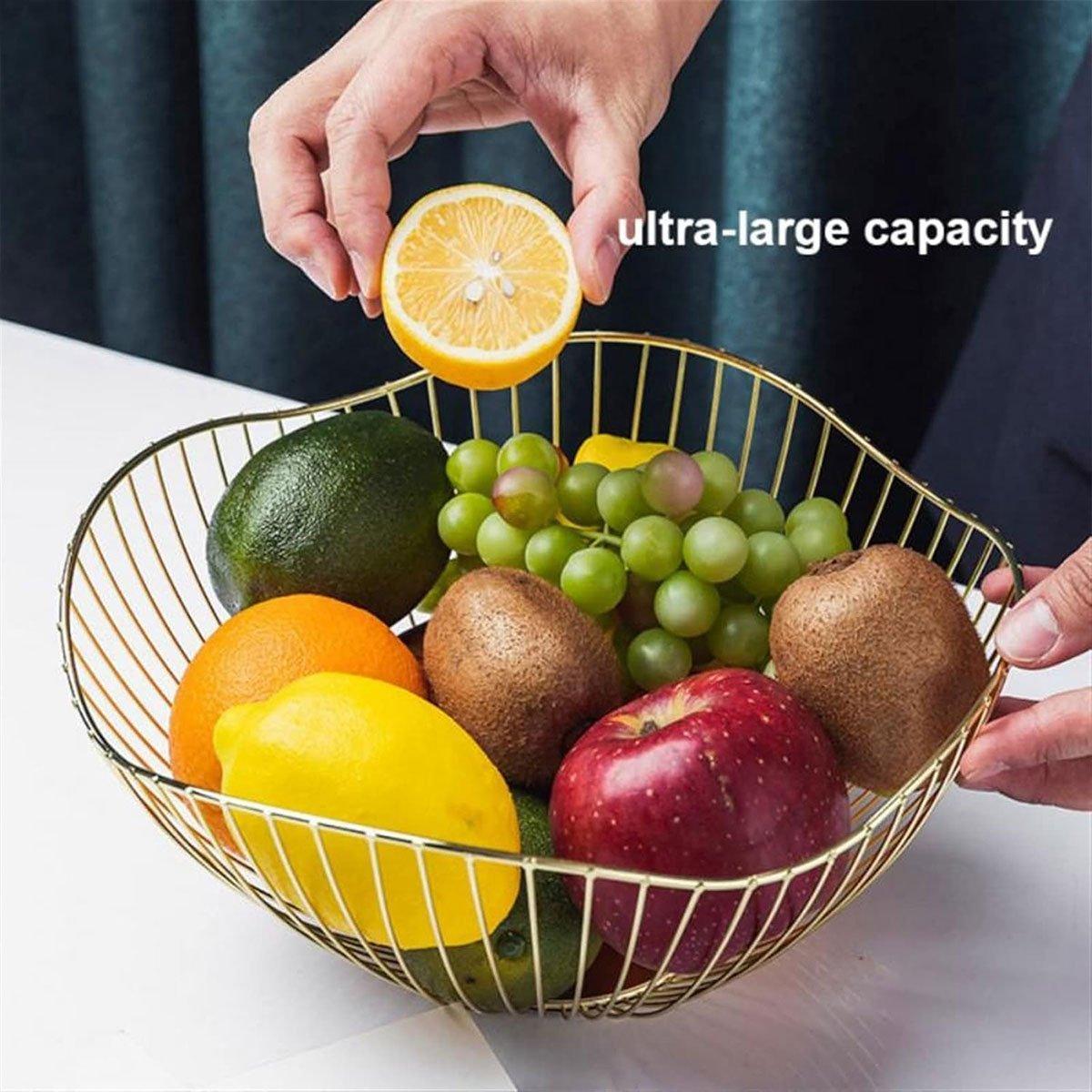 Large Iron Fruit Storage Basket Two Colours | StorageOZ