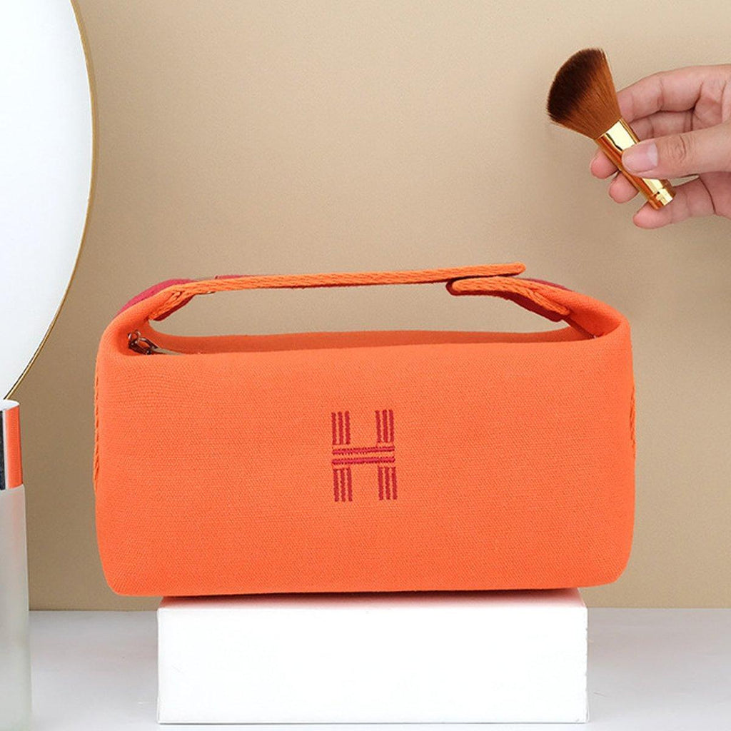 2 Pcs Canvas Travel Wash Storage Bag Set | StorageOZ