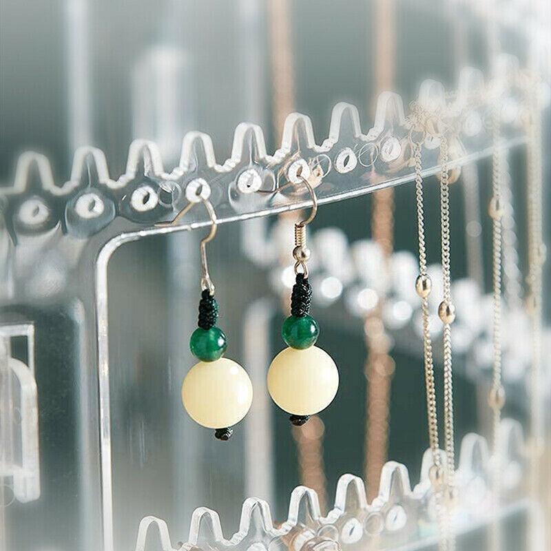 Rotating Acrylic Earring Jewellery Display Rack | StorageOZ