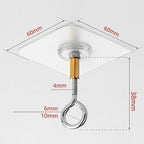12 Pcs Stainless Steel Adhesive Wall Hooks | StorageOZ