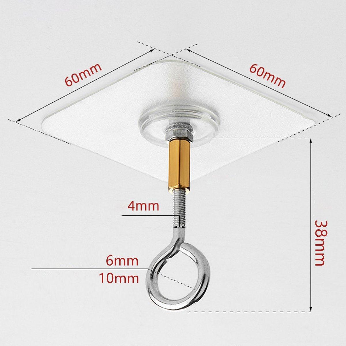 12 Pcs Stainless Steel Adhesive Wall Hooks | StorageOZ