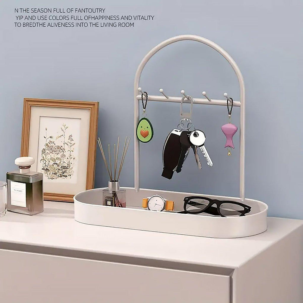 Entryway Key Hanger Rack in Black or White | StorageOZ