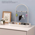 Entryway Key Hanger Rack in Black or White | StorageOZ