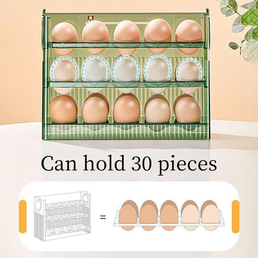 Egg Storage Boxes Two Colours Organiser Set | StorageOZ